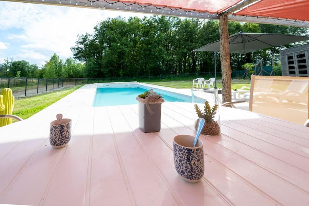Sevremoine L'Evasion En Pierre Piscine Et Etang Priveヴィラ エクステリア 写真